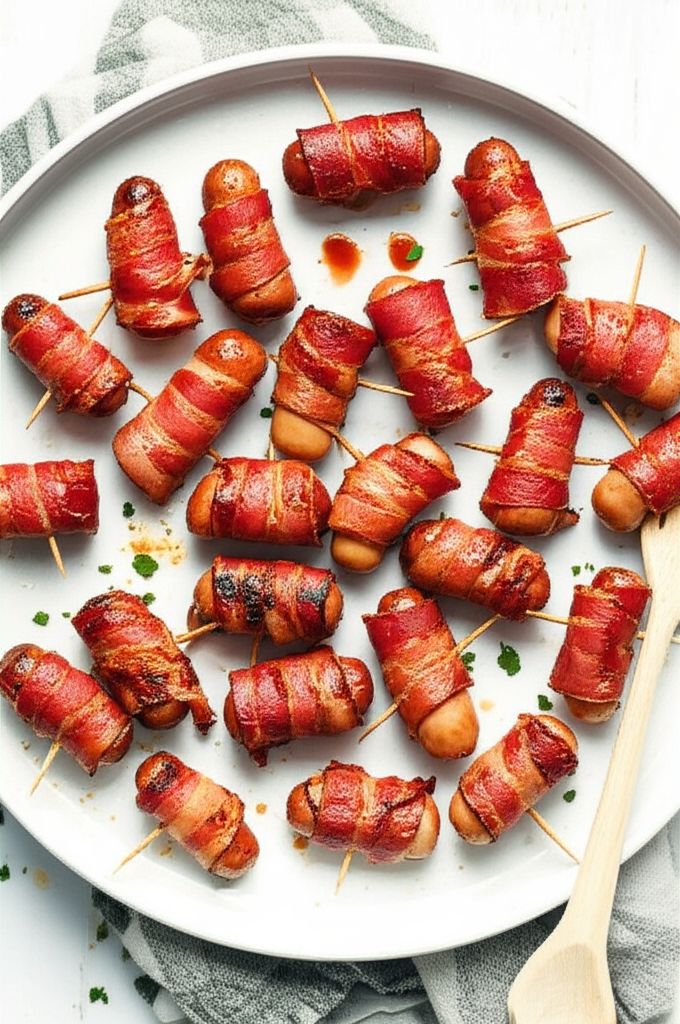 Bacon-Wrapped Bratwurst
