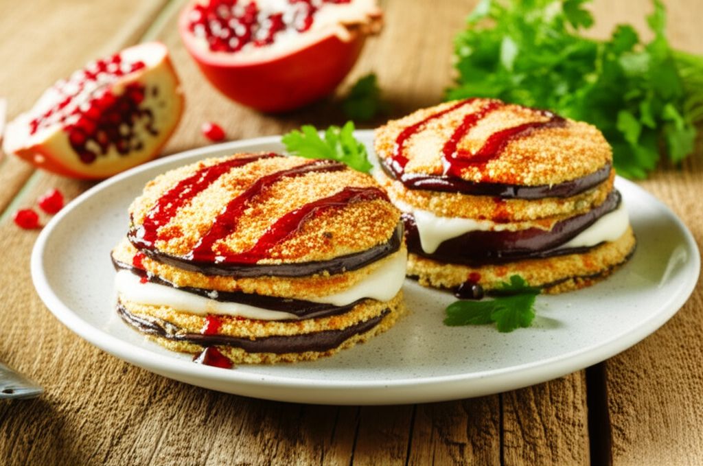 Baked Eggplant Sandwiches