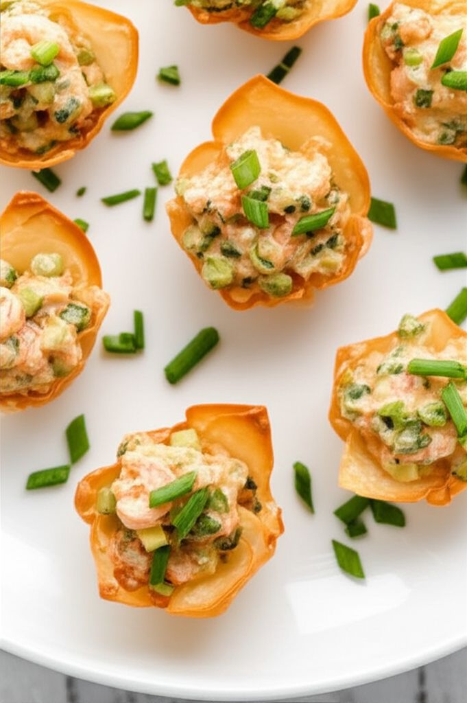 Baked Shrimp Wontons