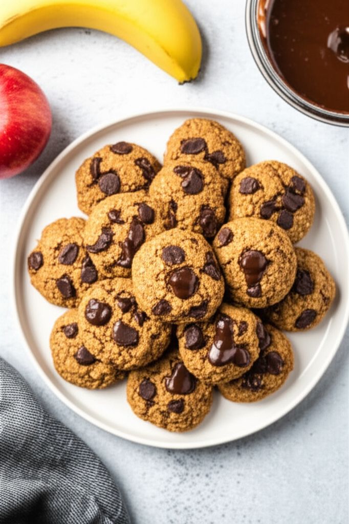 Banana-Apple Chocolate Chunk Cookies
