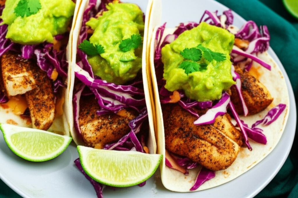 Blackened Tilapia Fish Tacos