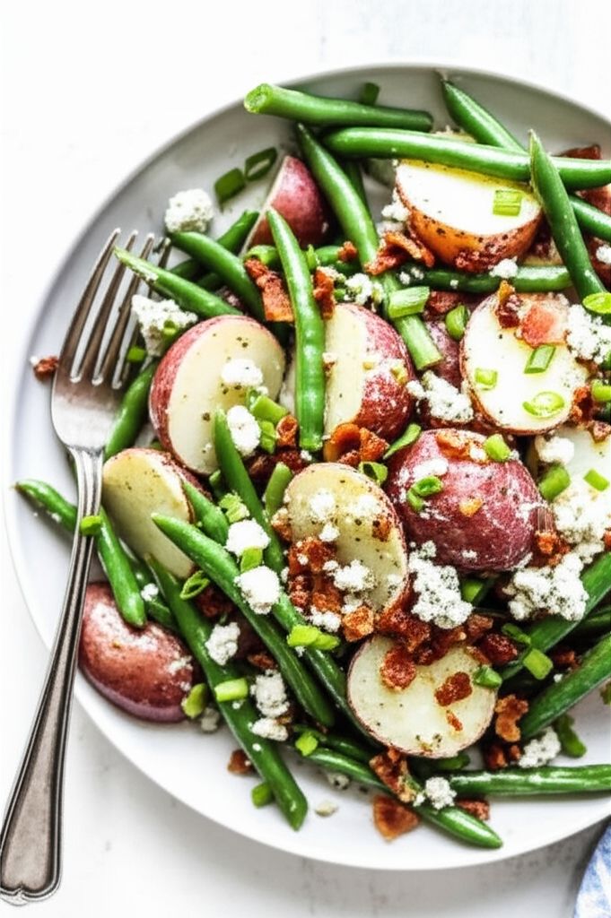 Blue Cheese and Bacon Potato Salad