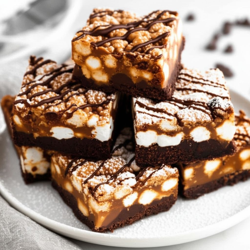Brownie-Mallow Bars