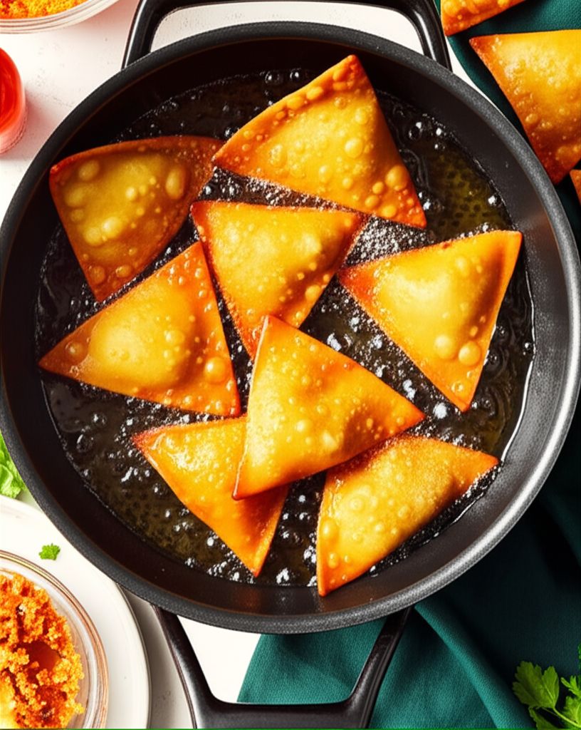 Buffalo Chicken Wontons