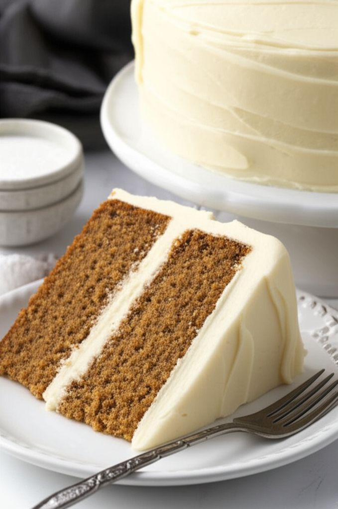 Chai Tea Cake with Ginger Cream Cheese Frosting