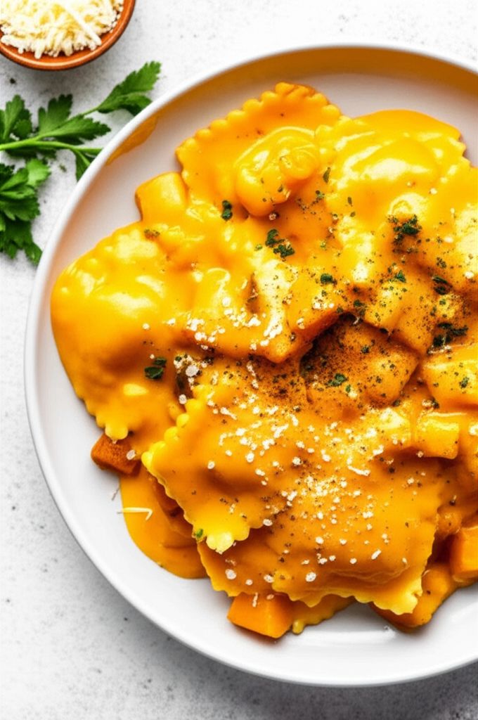 Cheesy Butternut Squash Pasta Sauce