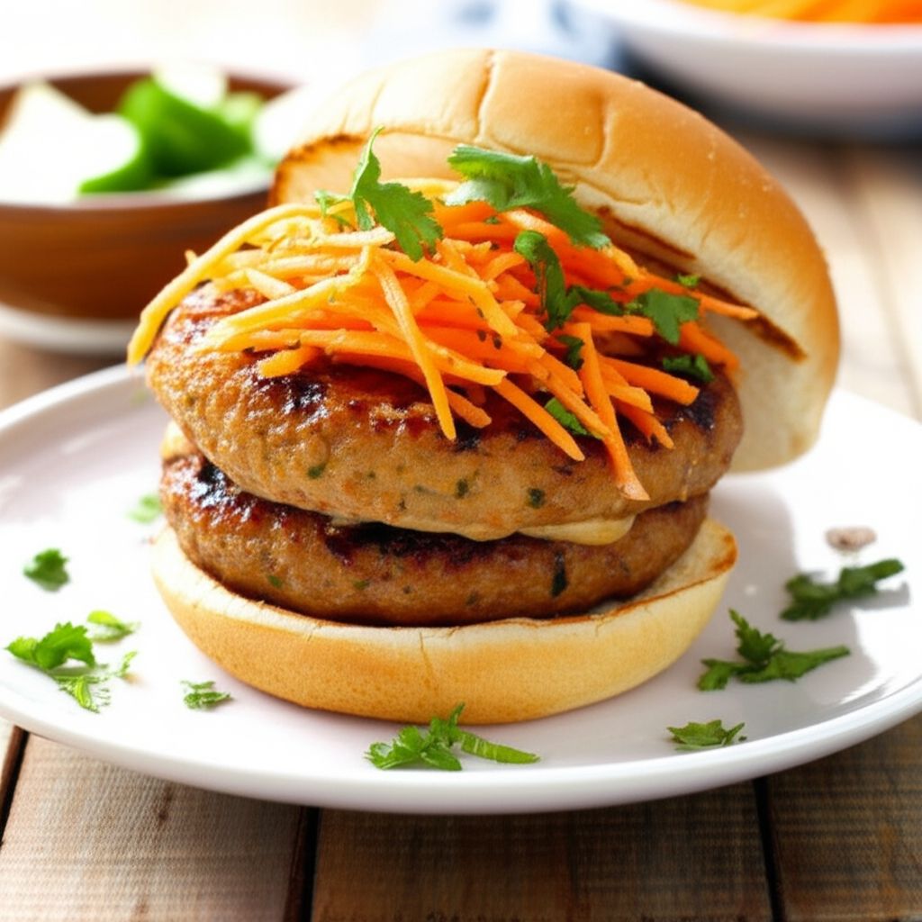 Chef John's Chicken Satay Burger