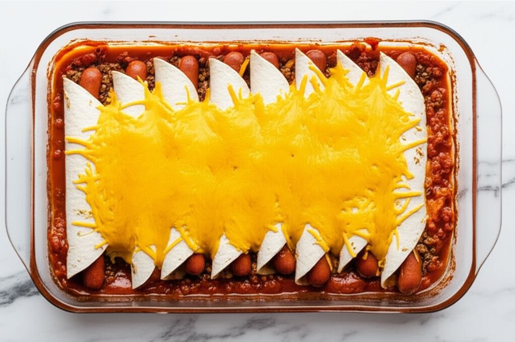 Chili Dog Casserole