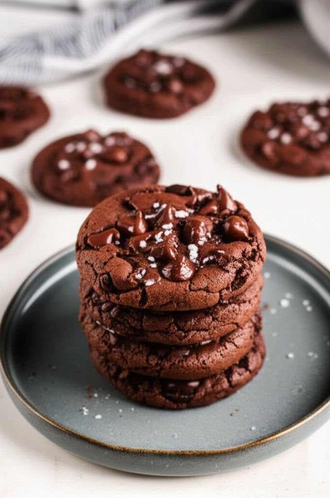 Chocolate Cookies with Fleur de Sel