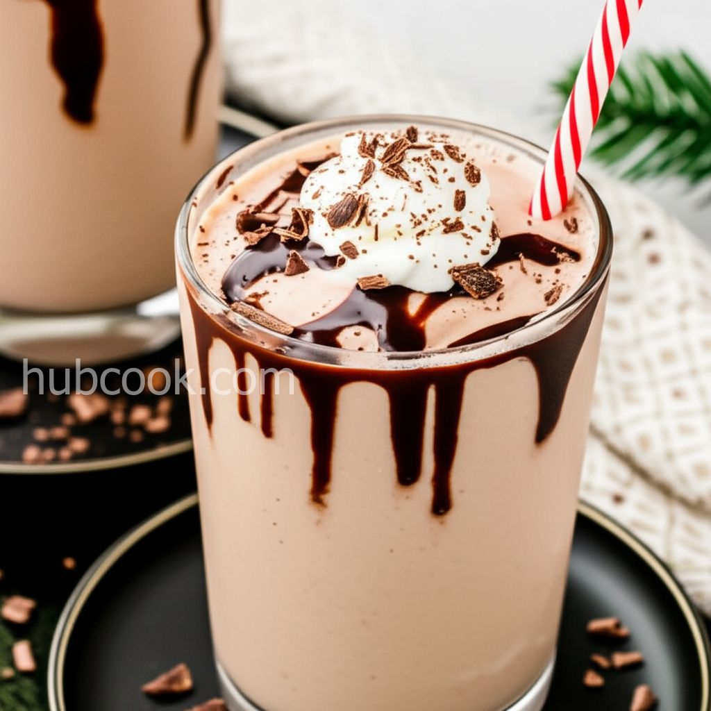 Chocolate Eggnog Milkshake