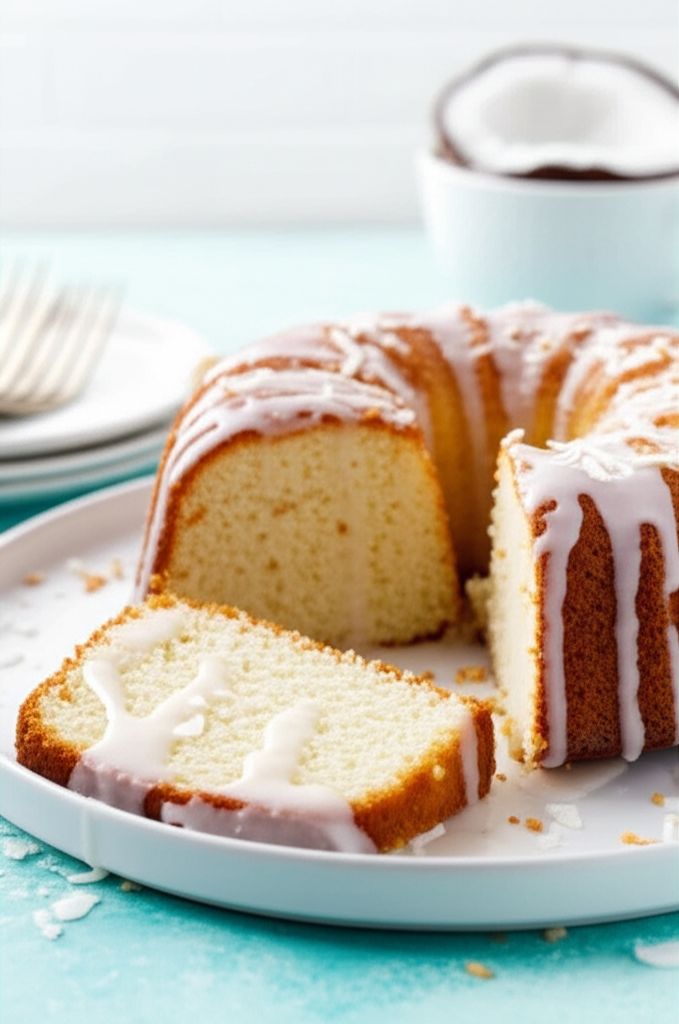 Coconut Coconut Milk Cake