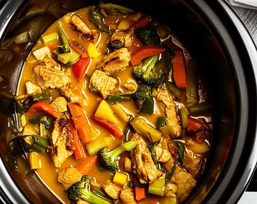 Coconut Curry Chicken in the Slow Cooker