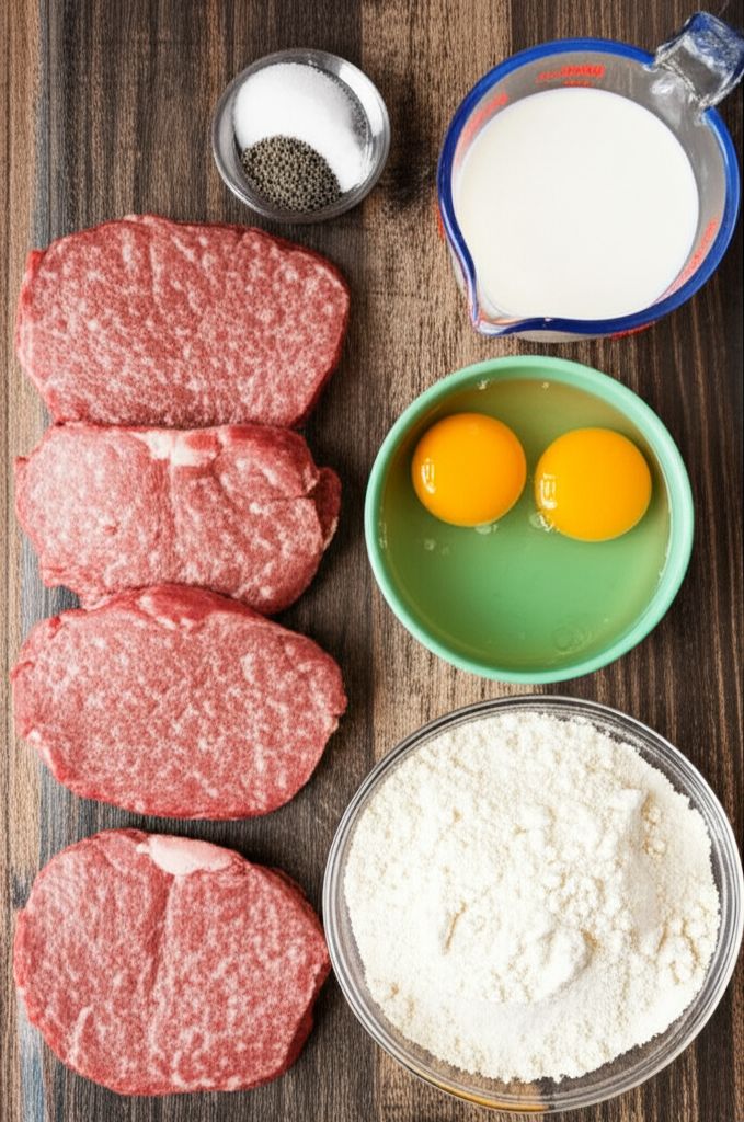 Country Fried Steak and Milk Gravy