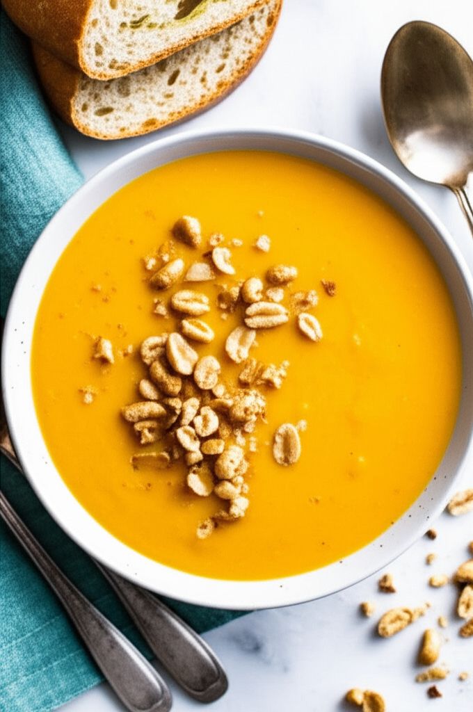 Creamy Sweet Potato With Ginger Soup
