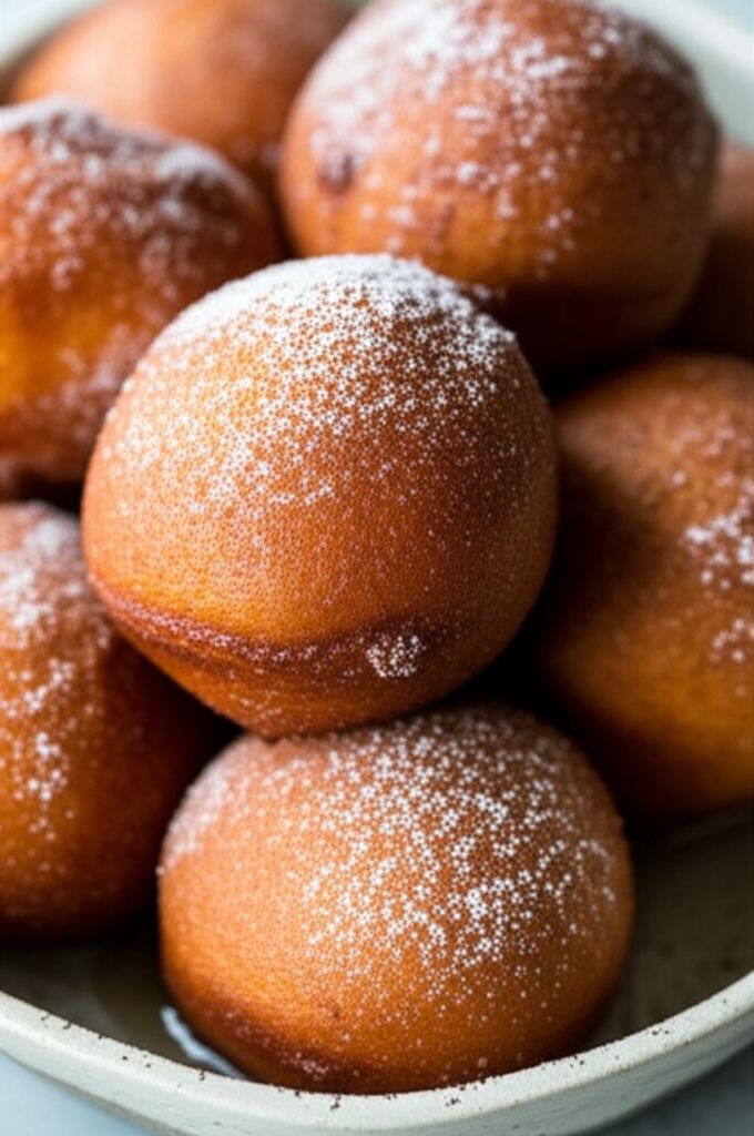 Crispy Cornmeal Drop Doughnuts