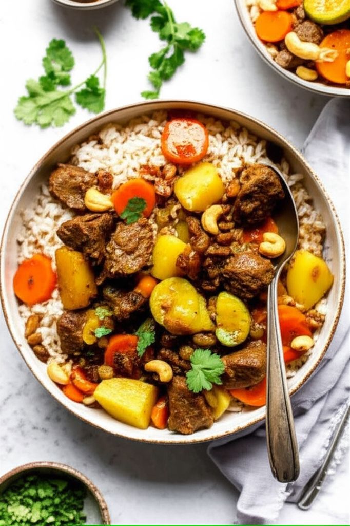 Curried Beef with Winter Vegetables