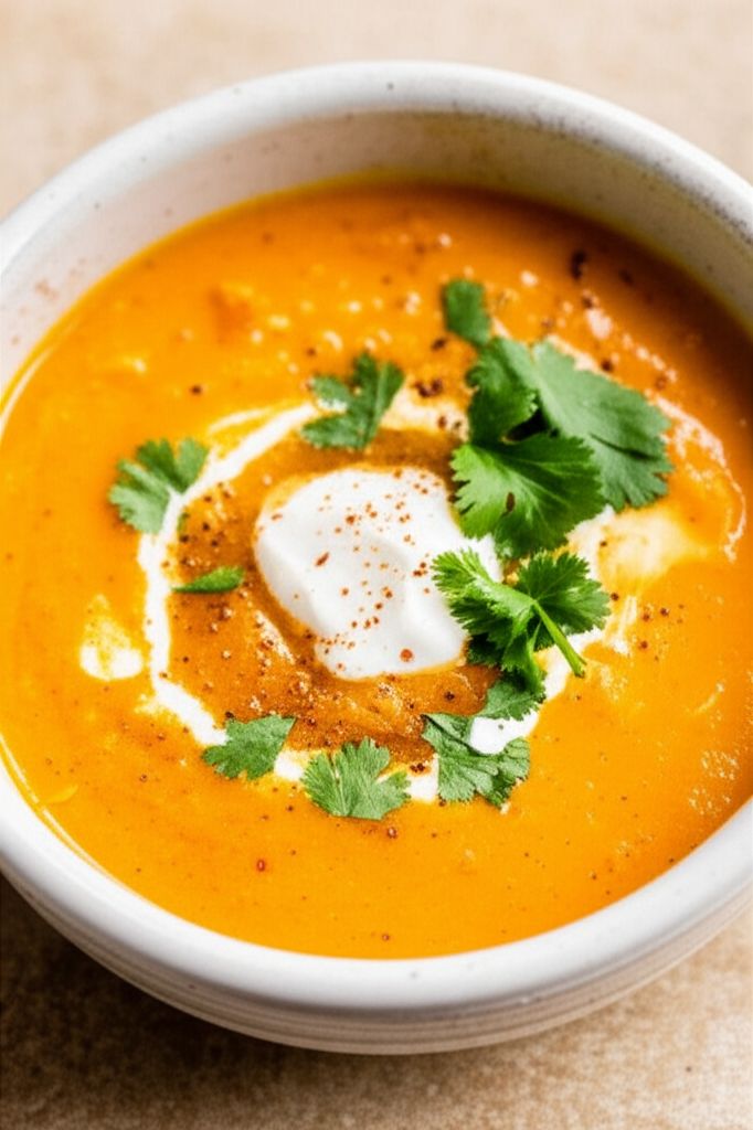Curried Cauliflower-Sweet Potato Soup