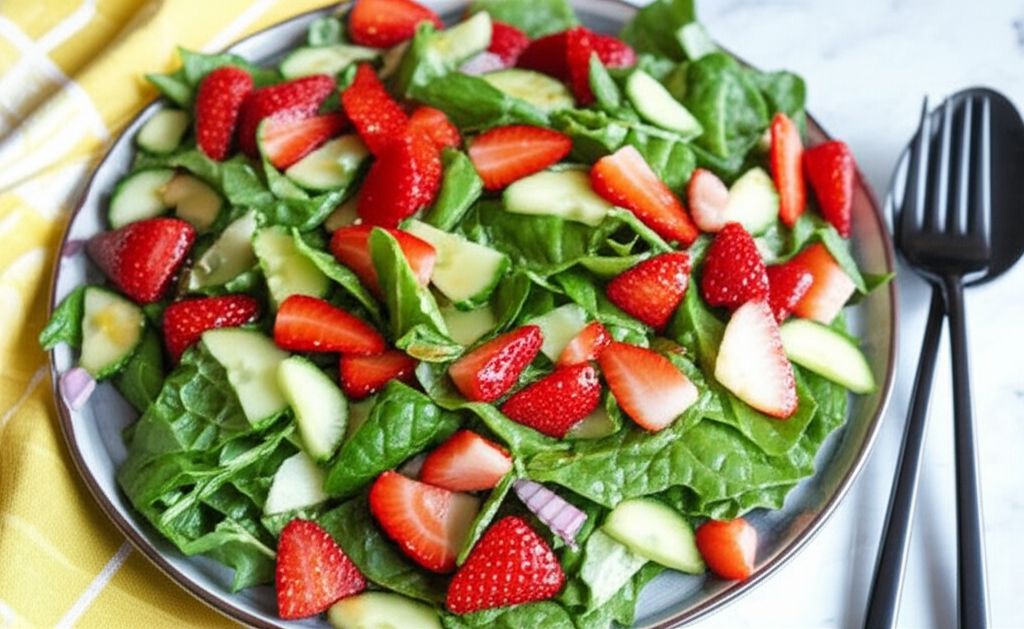 Easy and Quick Strawberry Summer Salad