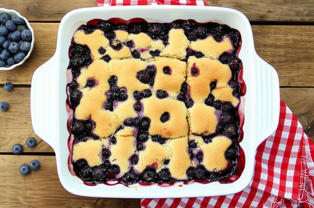 Easy Blueberry Cobbler