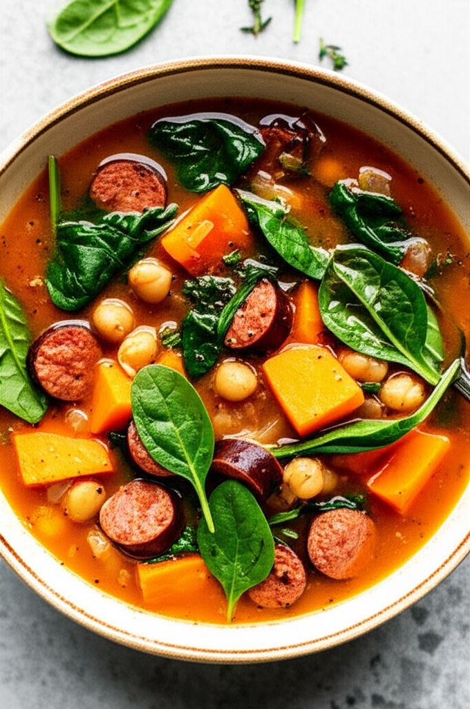 Easy Chourico Soup