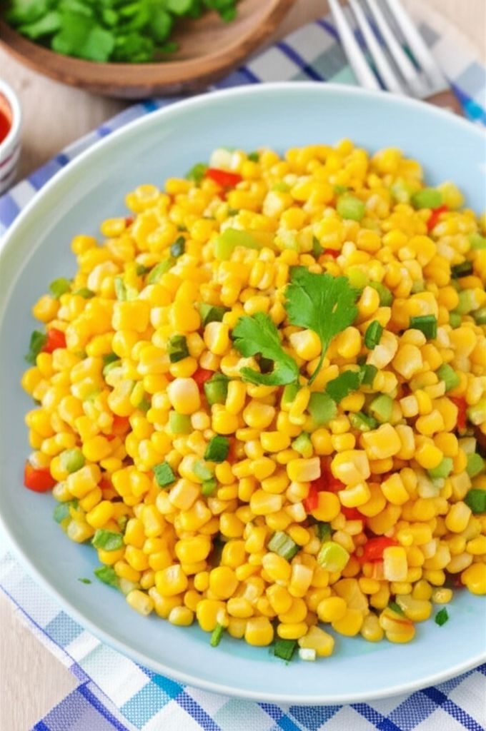 Easy Corn and Green Onion Salad