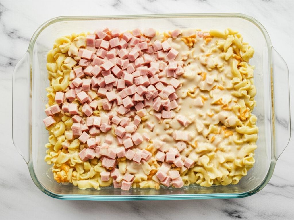 Easy Ham and Noodles
