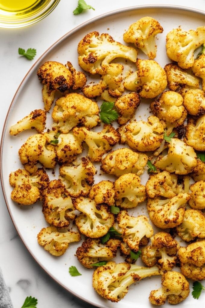 Easy Roasted Cauliflower