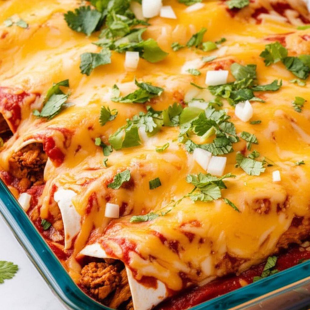 Easy Rotisserie Chicken Enchiladas