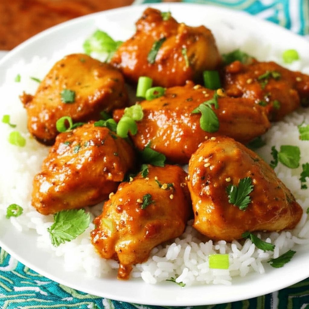 Evin's Indian Apricot Chicken