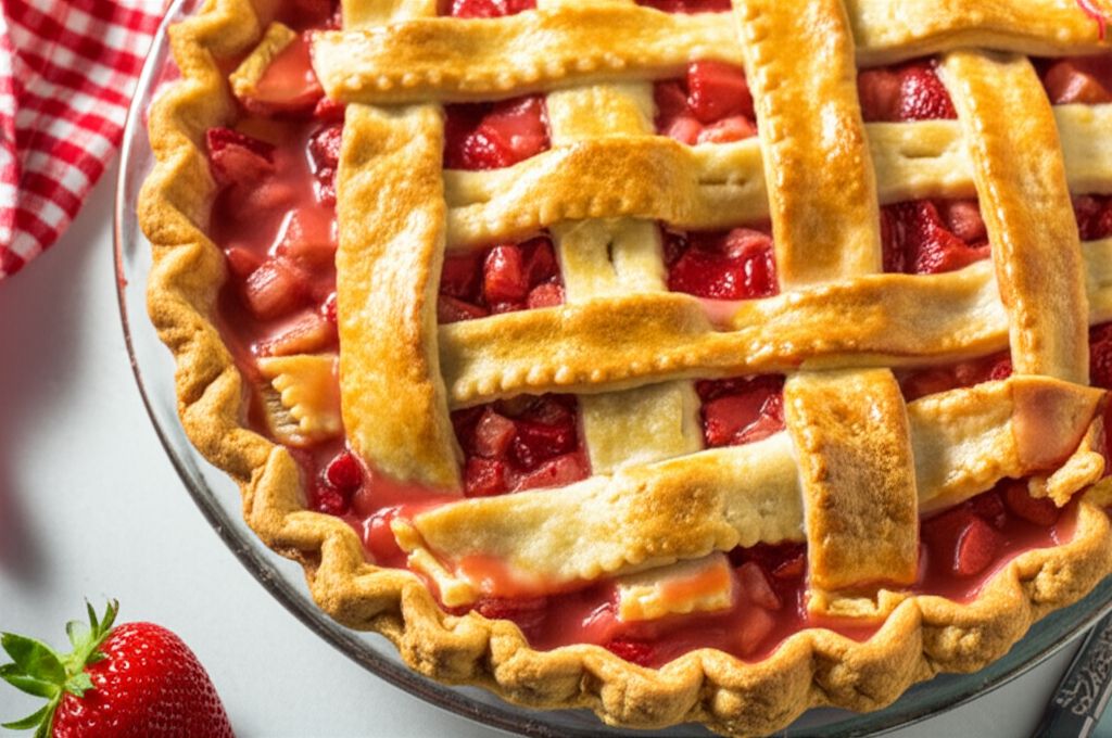 Favorite Strawberry Rhubarb Pie