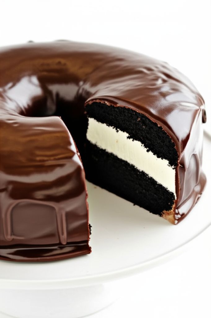 Giant Ding Dong Cake