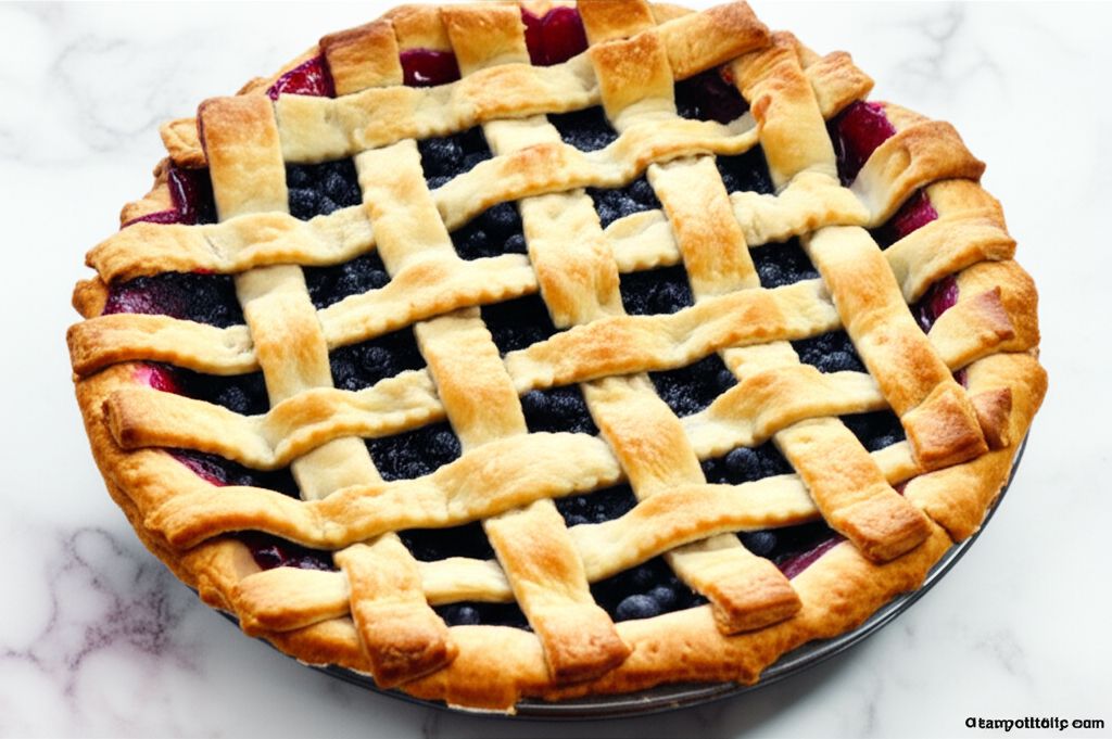Grandma's Blueberry Pie Recipe