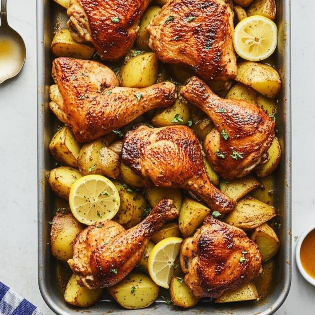 Greek Lemon Chicken and Potatoes