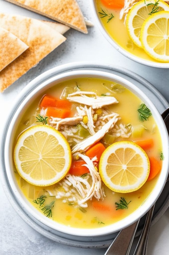 Greek Lemon Chicken Soup