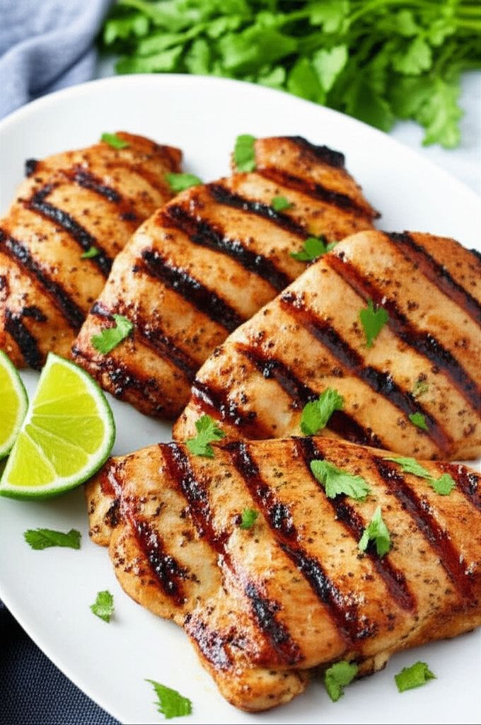 Grilled Cilantro-Lime Chicken Thighs