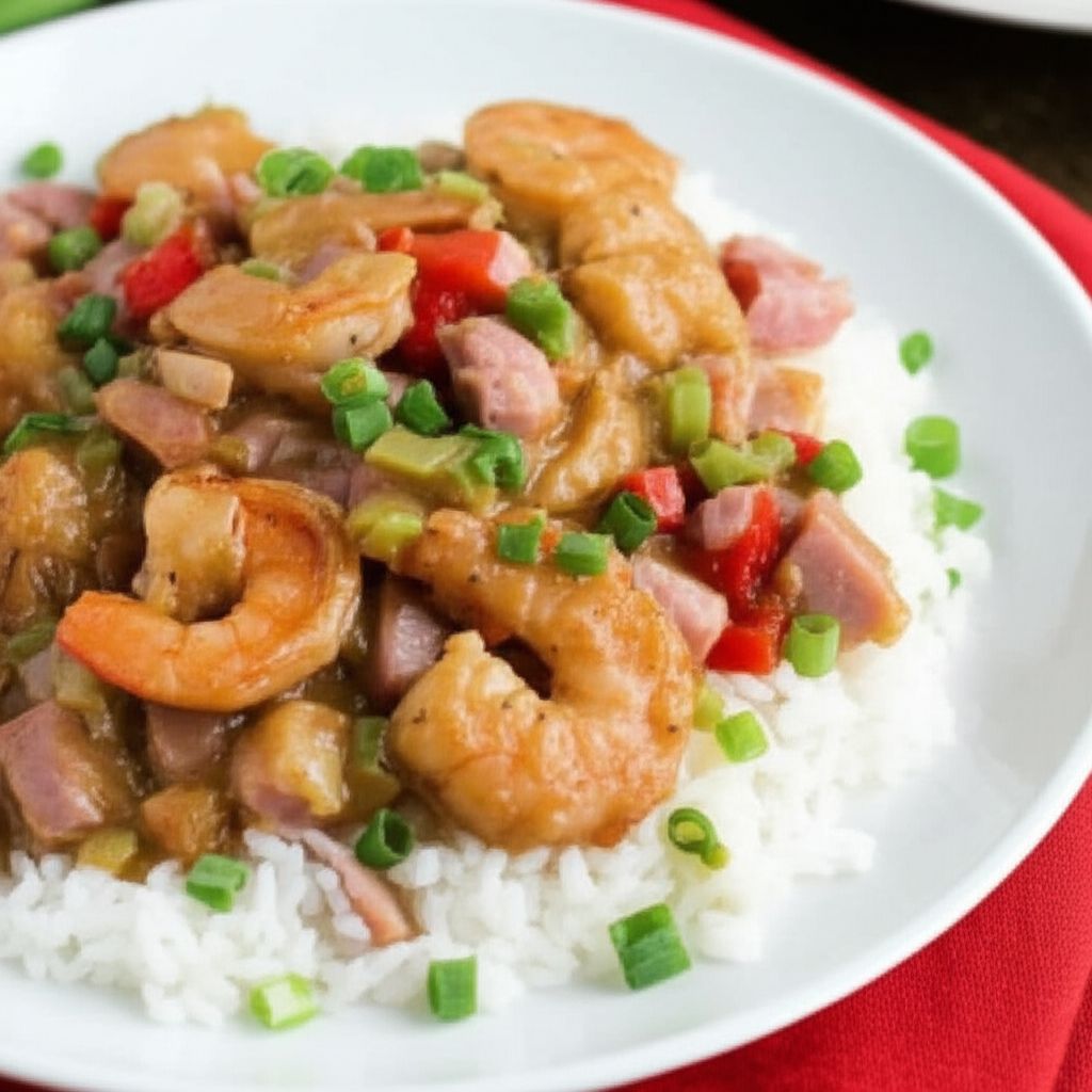 Ham and Shrimp Gravy