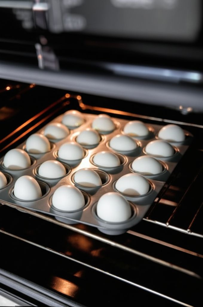 Hard-Boiled Eggs in the Oven