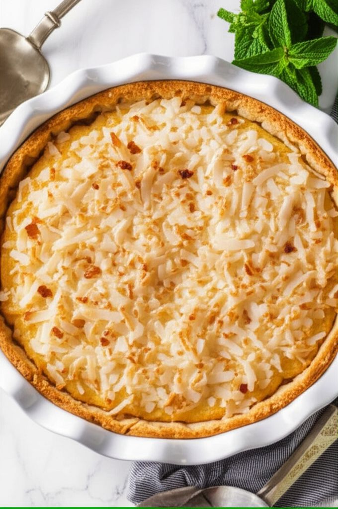 Impossible Coconut Pie