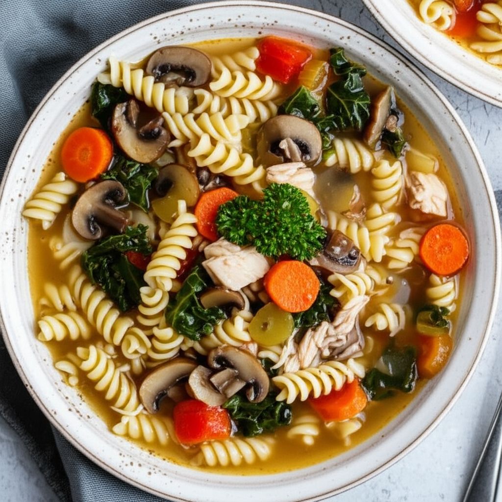 Instant Pot® Turkey Soup with Pasta and Vegetables