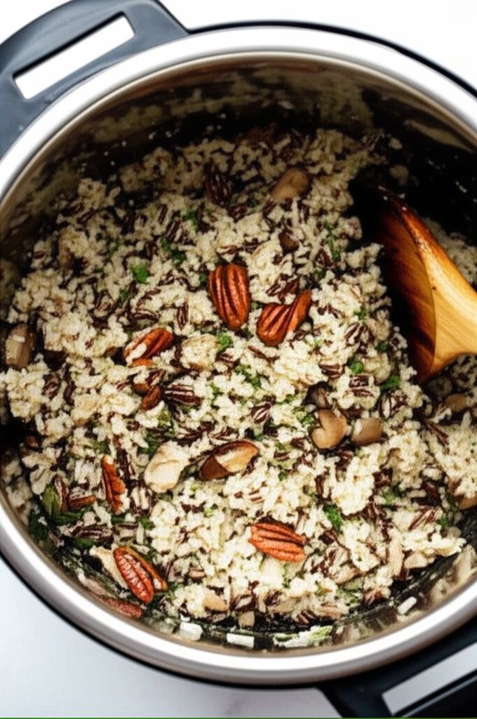 Instant Pot Wild Rice with Mushrooms