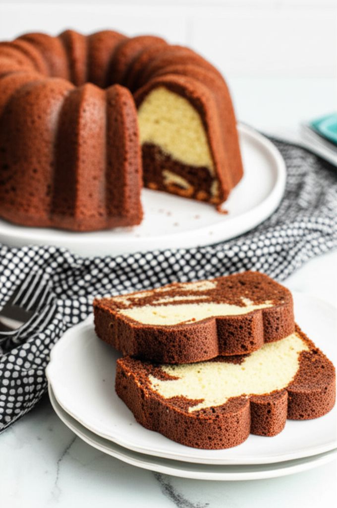 Jan's Dark Chocolate Swirl Pound Cake
