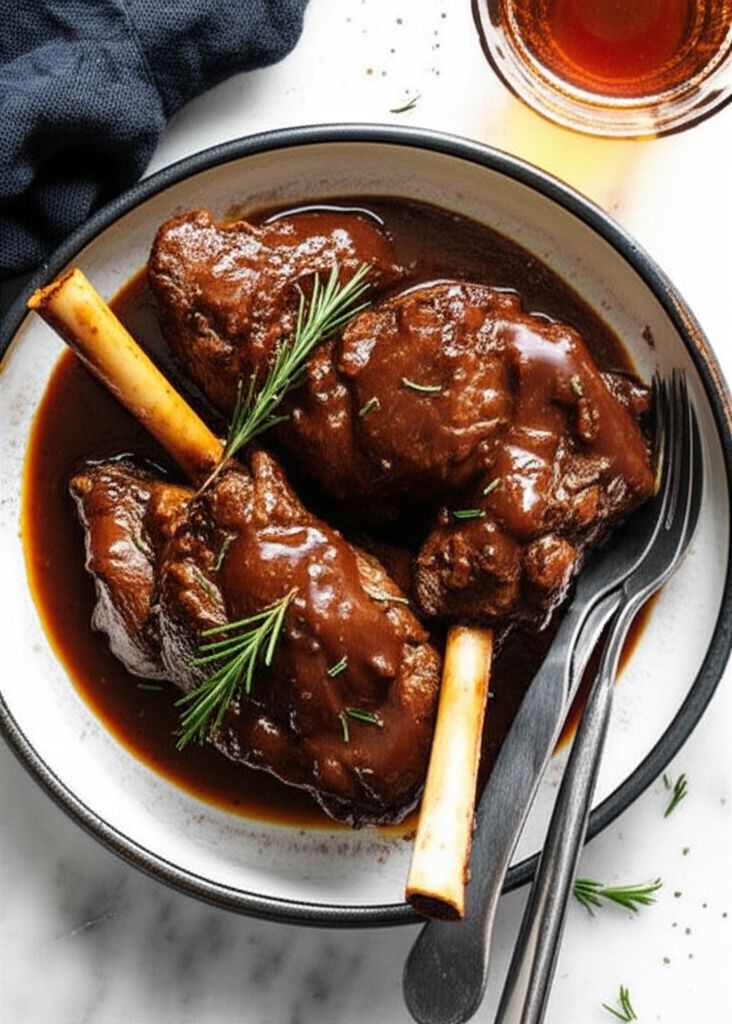 Jinx-Proof Braised Lamb Shanks