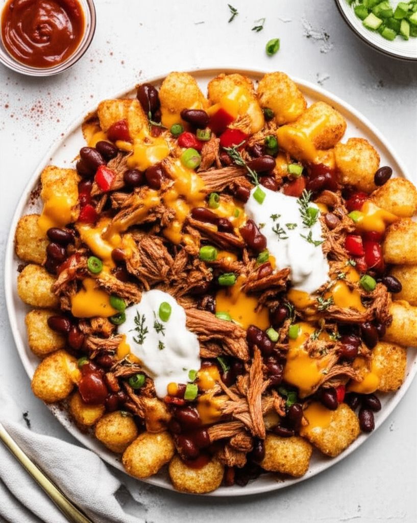 Loaded Pulled Pork Totchos