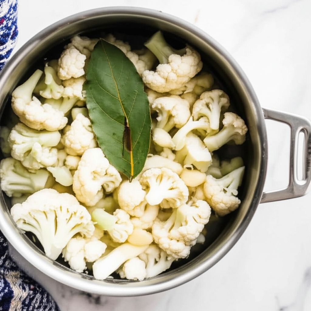 Low Carb Cheddar and Garlic Cauliflower Mash