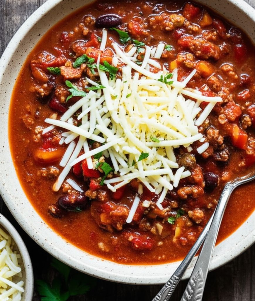 Meat-Lovers' Vegetarian Chili