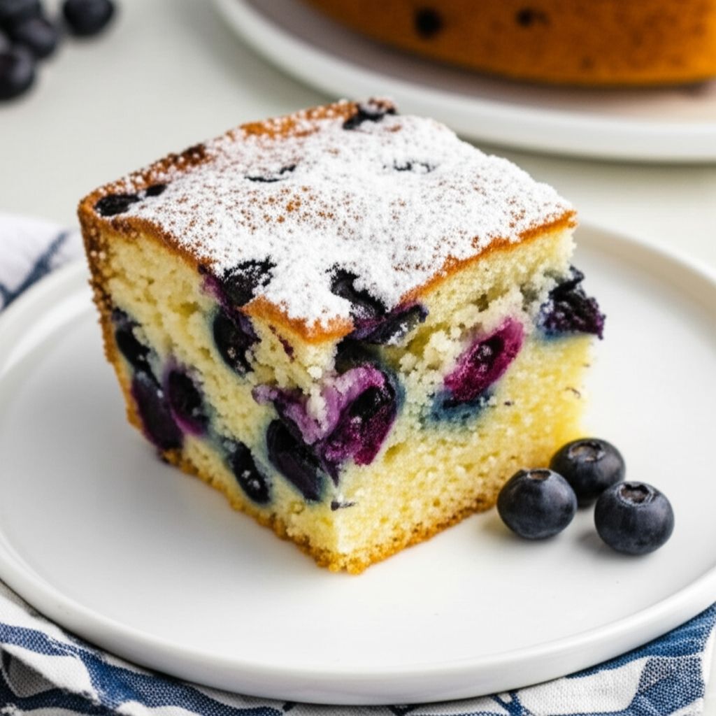 Melt in Your Mouth Blueberry Cake