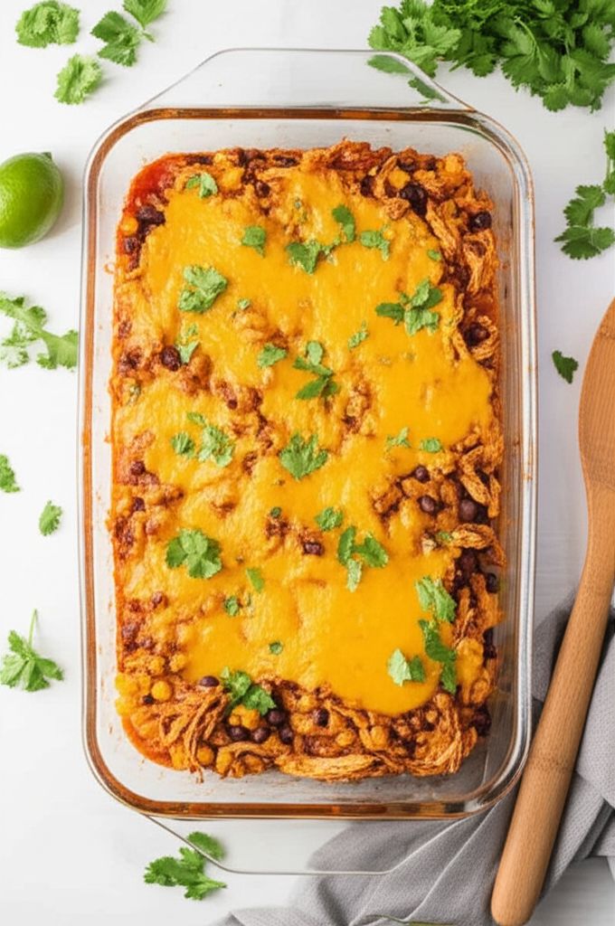 Mexican Casserole with Leftover Turkey