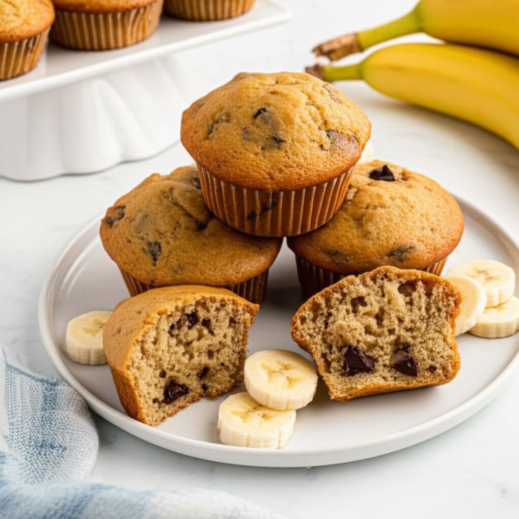 Moist Banana Muffins
