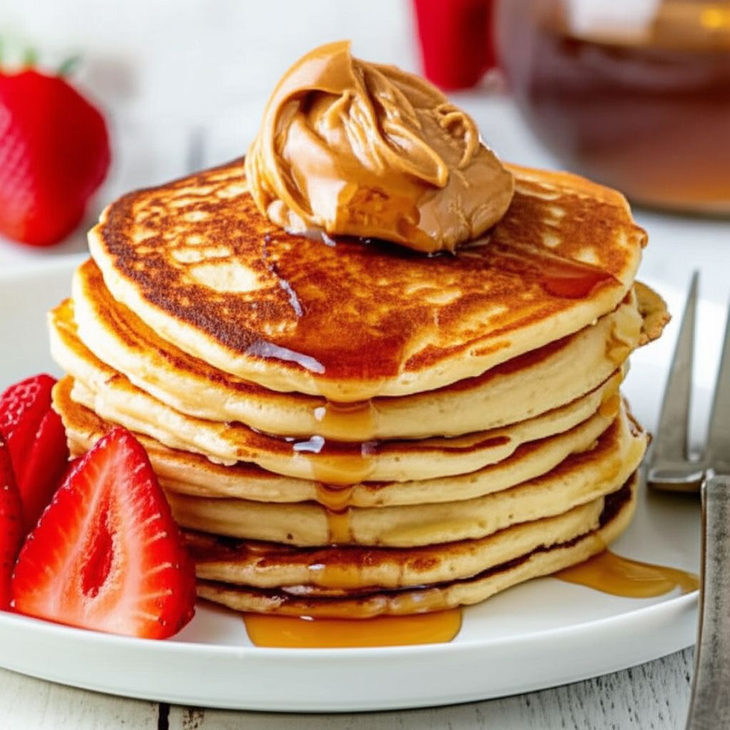Peanut Butter Banana Pancakes