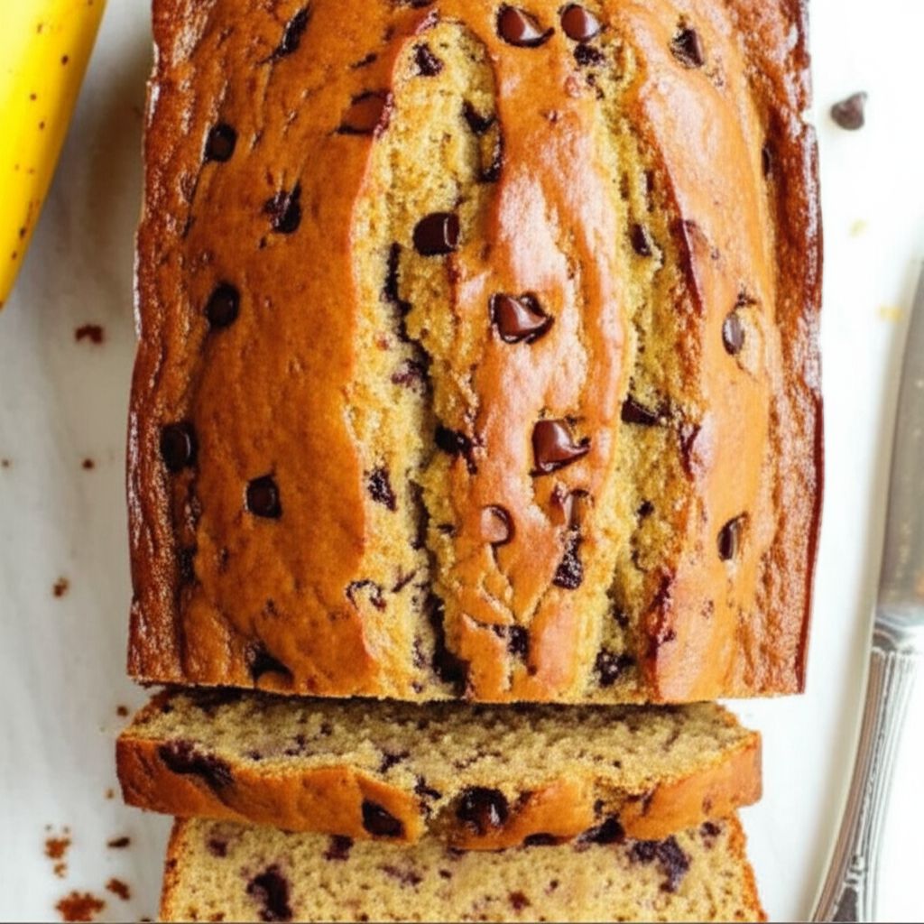 Peanut Butter Chocolate Chip Banana Bread